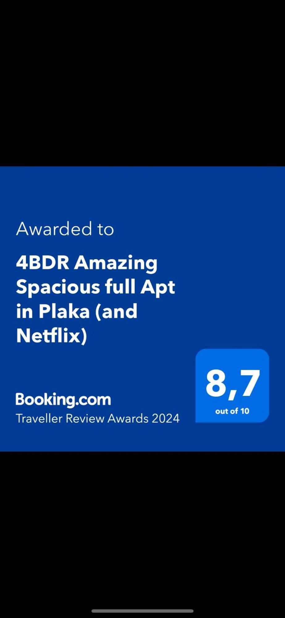 Apartamento 4Bdr Amazing Spacious Full Apt In Plaka Atenas Exterior foto